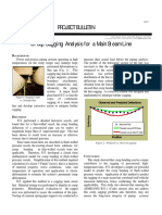 Creep Sagging Analysis For A Main Steam Line: Project Bulletin