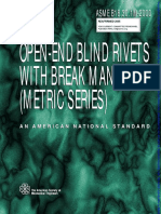 Open-End Blind Rivets With Break Mandrels (Metric Series)