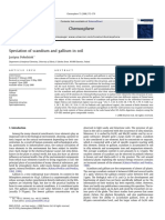 Speciation of Scandium and Gallium in Soil