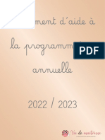 Document D Aide A La Programmation 2022 2023 Copie VDM