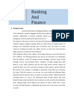 Banking and Finance: A. Reading Section