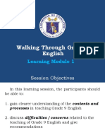 Walkthrough Module 1 English g9