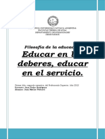 Trabajo Filosofia de La Educación