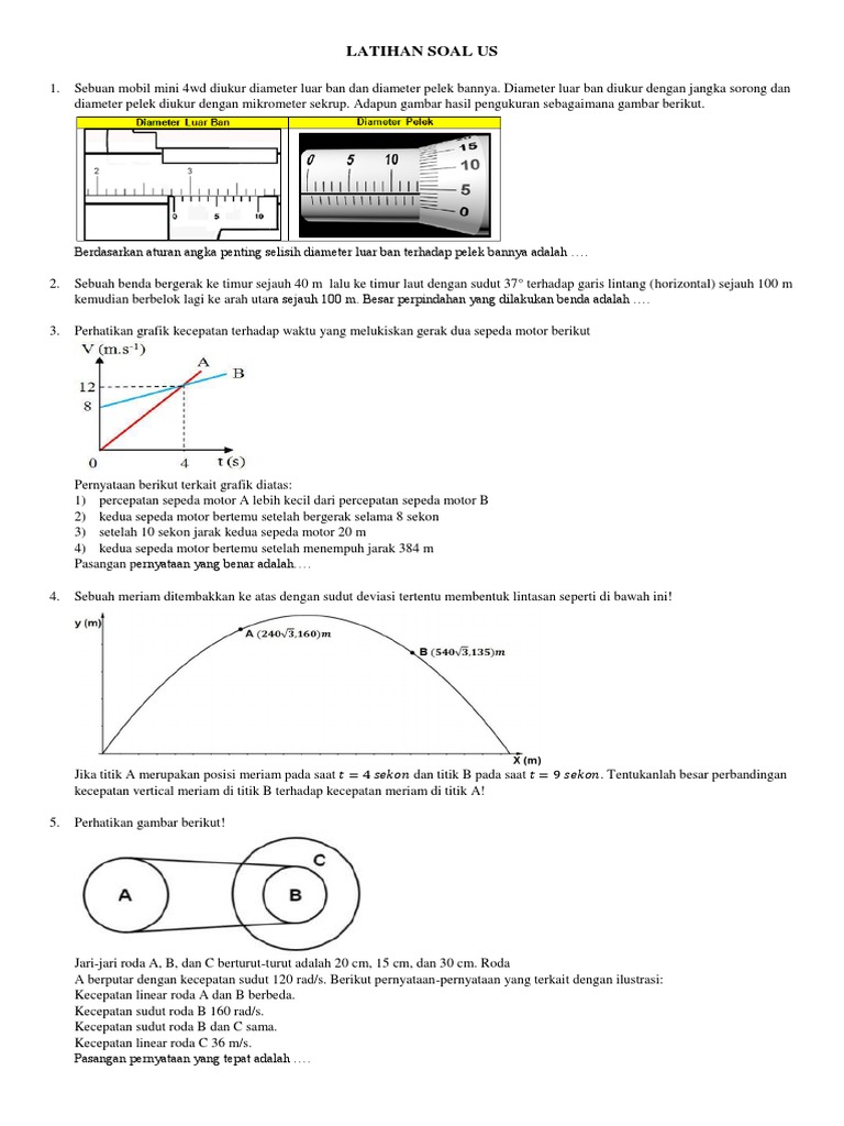 Latihan Soal Us | PDF