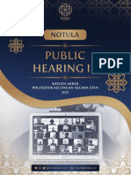 Notula Public Hearing III