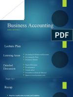Business Accounting: Emba Lecture 6