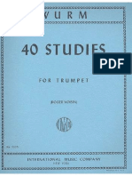 019 - Wurm - 40 Studies for Trumpet