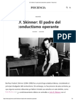 B.F. Skinner_ El Padre Del Conductismo Operante - Psyciencia