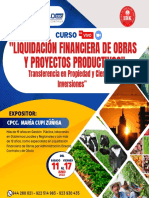 Brochure II "Liquidación Financiera de Proyectos de Inversión