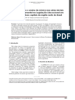 Análise da legislação educacional para o ensino de música nas séries iniciais no Norte do Brasil