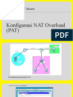 Konfigurasi Nat Overload (PAT)