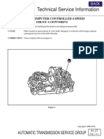 Technical Service Information: Automatic Transmission Service Group