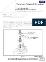 Technical Service Information: Automatic Transmission Service Group