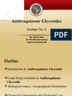 Anthraquinone Glycosides: Lecture No: 3