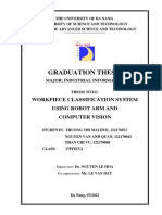 Workpiece Classification Using Robot Arm and Computer Vision