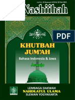 Khutbah Jum'at Bahasa Indonesia & Bahasa Jawa - LD PCNU Sleman - 20 Mei 2022 - Refleksi Bulan Syawal - H Ariyanto Nugroho