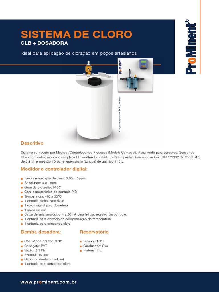 Sistema de Dosagem de Cloro | PDF