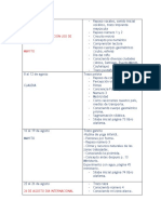 Calendarización de Cuadernillo Pre-Kínder AGOSTO - SEPTIEMBRE