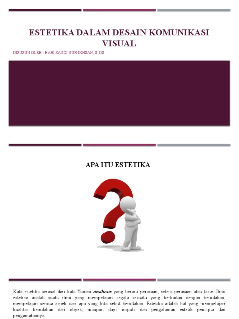 Estetika Dalam Desain Komunikasi Visual Pdf