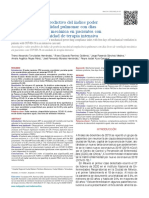 Asociación y Valor Predictivo Del Índice Poder Mecánico-Distensibilidad Pulmonar