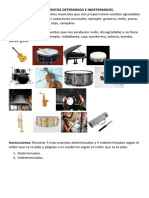 Instrumentos Determidos e Indetermidos