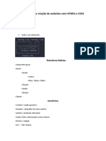 Introdução A Criação de Websites Com HTML5 e CSS3