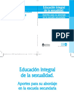 Educación sexual adolescentes