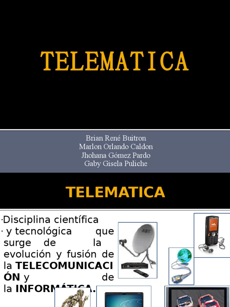 Introducción a la Telemática y Telecomunicaciones | PDF | Inteligencia ...