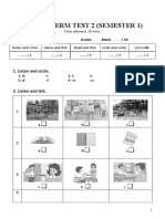 End-Of-Term Test 2 (Semester 1)