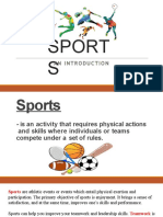 Sport S: An Introduction