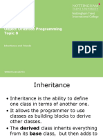 Object Oriented Programming Topic 8: Inheritance and Friends