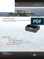 Data Sheet PRN-0001 - Course Recorder Printer Iss02