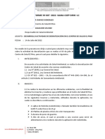 Informe Desarrollo Desratizacion en Centro Salud El Pino La Victoria