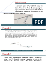 Example On Relative Motion and Constrained Motion