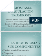 Hemostasia-Coagulación-Trombosis