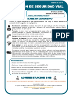 Circular N°1 - Manejo Defensivo