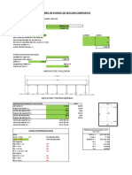 Diseño de Puente de Seccion Compuesta: Requerimiento para El Puente