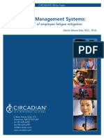 Evolution of Fatigue Risk Management Systems The "Tipping Point" of Employee Fatigue Mitigation