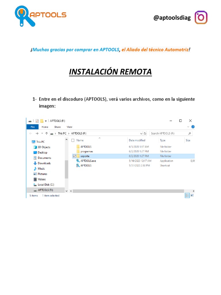 Instalación Remota de APTOOLS | PDF | Informática | Tecnología
