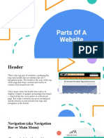 Parts of A Website