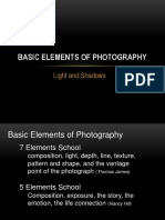 Basic Elements of Photography: Light and Shadows