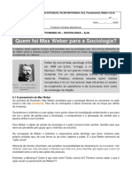 A importância de Max Weber para a Sociologia