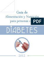 Guia de Alimentacion y Nutricion Diabetes