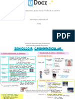 Guía de semiología cardiovascular con signos y síntomas clave