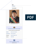 Evo Morales, el primer presidente indígena de Bolivia
