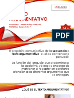 Ppt. RESUMEN de PDF 6 U3 EL TEXTOS ARGUMENTATIVOS