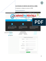 Pasos para Registrarse en Mining Rig Rentals (MRR)