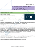 Introducción al Derecho Penal: Contrato social, control formal e informal, y elementos del delito