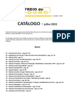 Catálogo de componentes de freio - Julho 2022