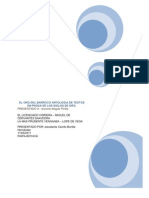 El Oro Del Barroco Antologia de Textos en Prosa de Los Siglos de Oro